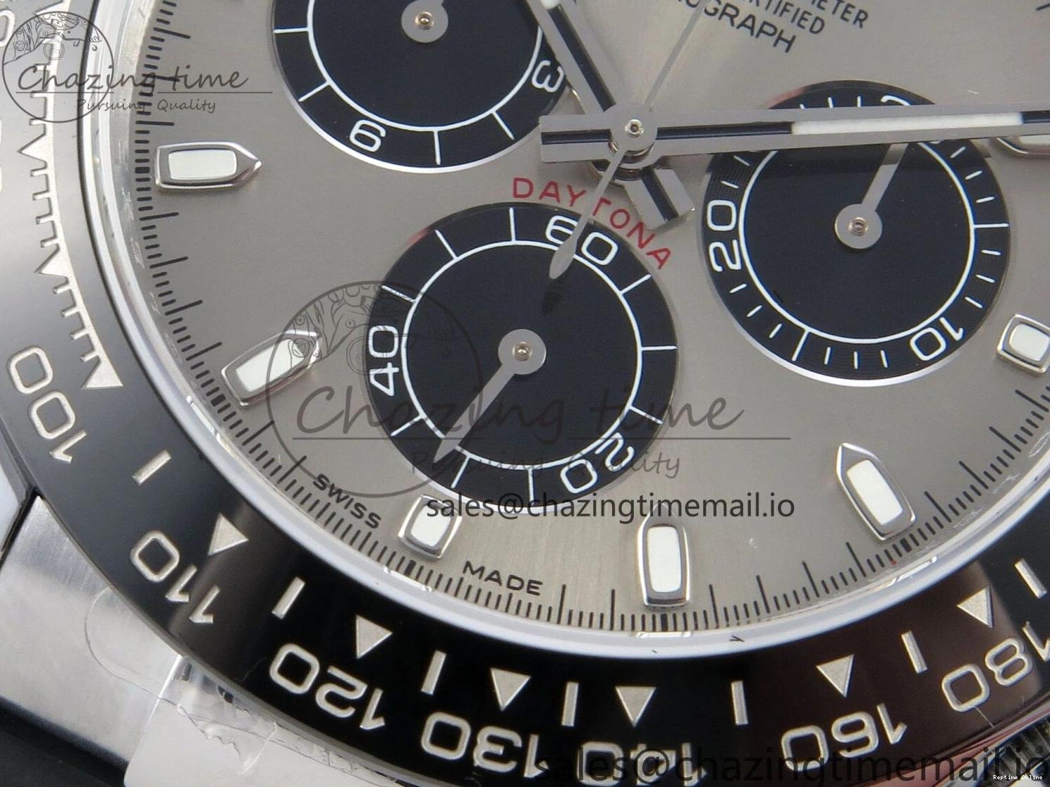 0405 Daytona 116519 QF 1:1 Best Edition Grey Black Dial on Oysterflex Strap SH4130 V11（Gain Weight） EasyMatch 172